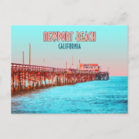 Newport Beach California Balboa Pier Vintage