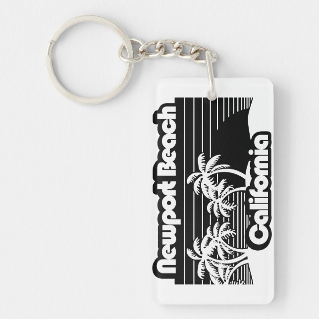 Newport Beach California Keychain (Front)