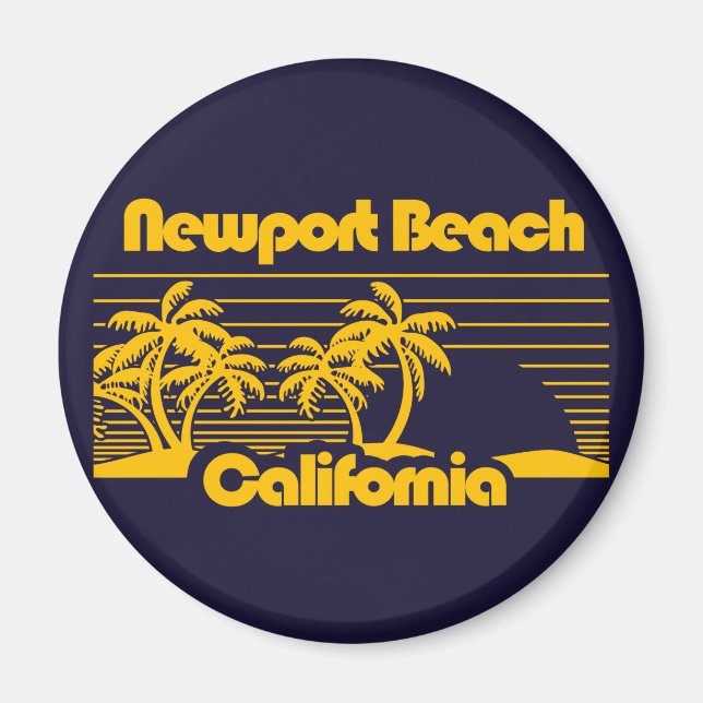 Newport Beach California Magnet (Front)