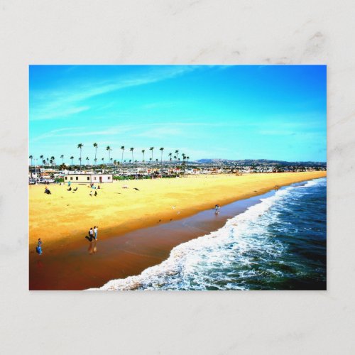 Newport Beach California ocean picture Postcard