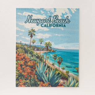 Newport Beach California Orange County Vintage Jigsaw Puzzle