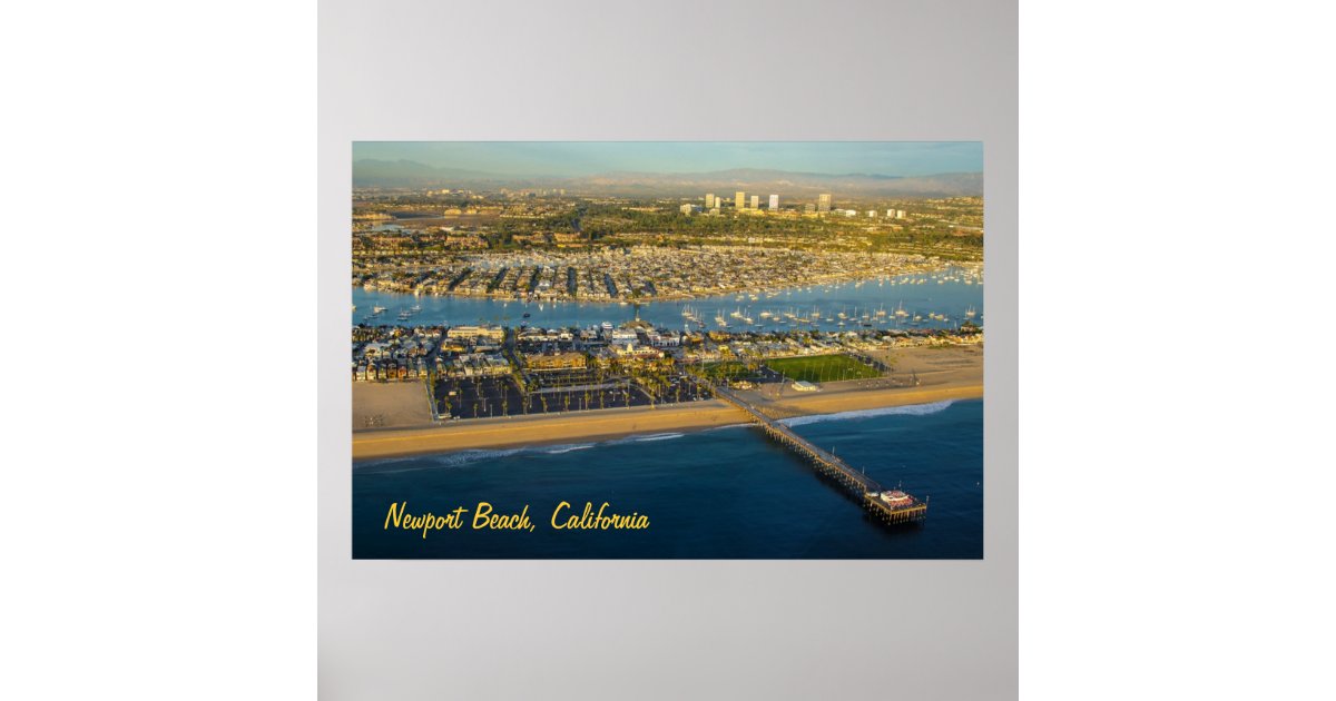 Newport Beach California Poster | Zazzle