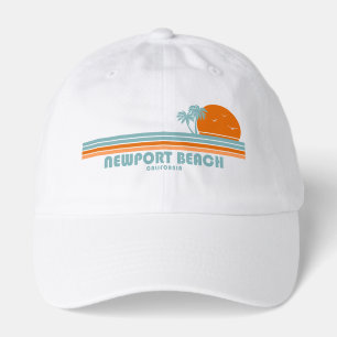 Newport Beach California Sun Palm Trees Hat