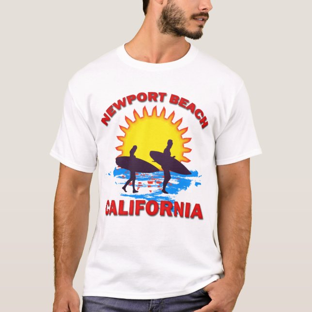 NEWPORT BEACH CALIFORNIA T-Shirt (Front)
