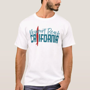 Newport Beach California T-shirt - Surfboard