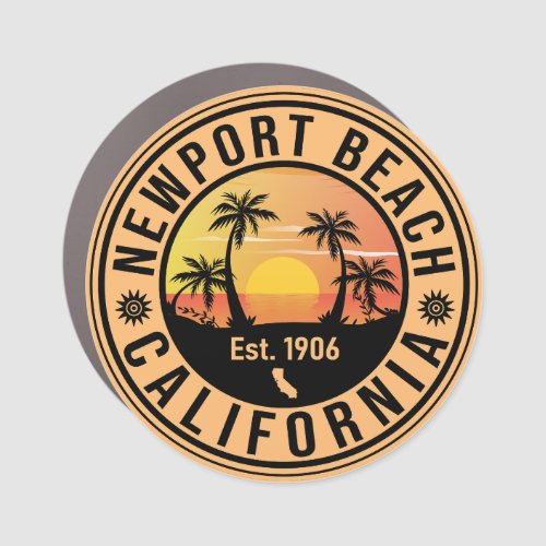 Newport Beach California Vintage Souvenirs Car Magnet