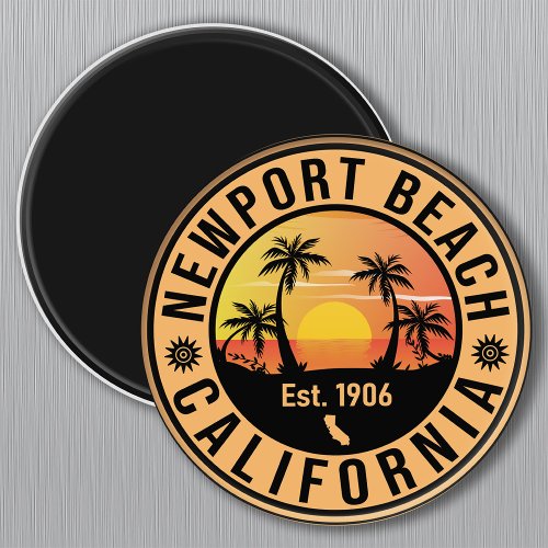 Newport Beach California Vintage Souvenirs Magnet