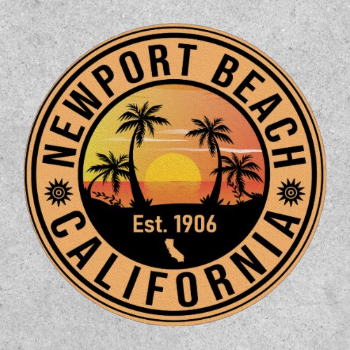 Newport Beach California Vintage Souvenirs Patch