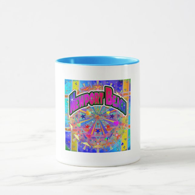Newport Beach Cosmic Unity Mug (Center)