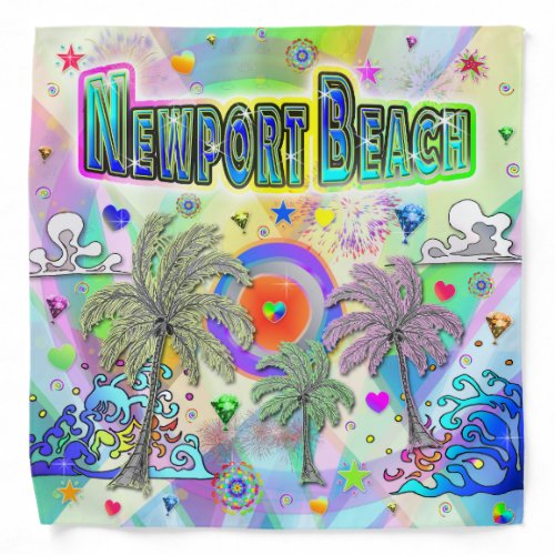 Newport Beach Deep Dream Bandana