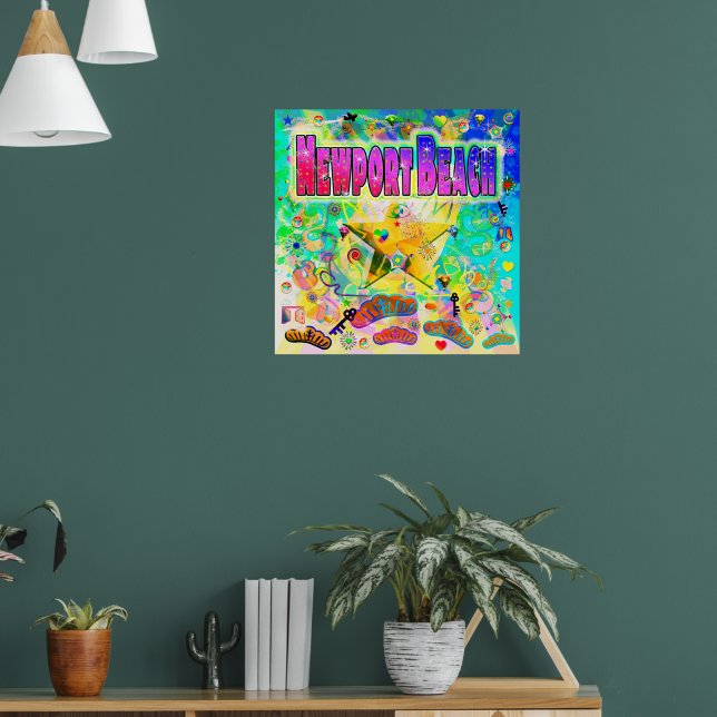 Newport Beach Epoch Hour Poster (Living Room 1)