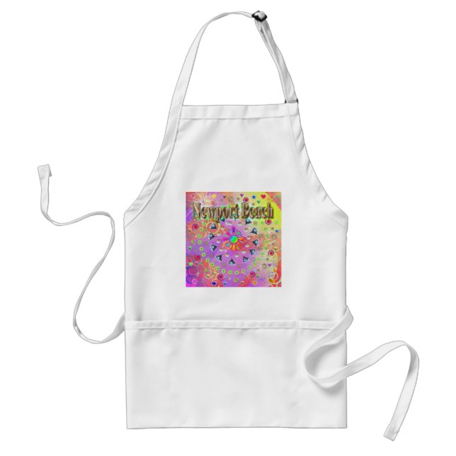 Newport Beach Lucky Golden Apron (Front)