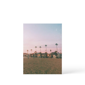 Newport Beach Pastel Sunset Holiday Postcard