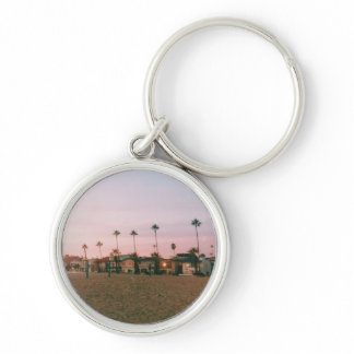 Newport Beach Pastel Sunset Keychain