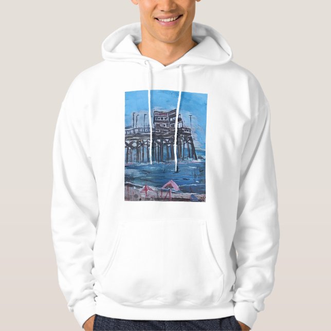 NEWPORT BEACH PIER HOODIE (Front)