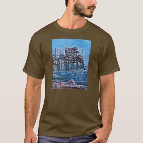 NEWPORT BEACH PIER T_Shirt