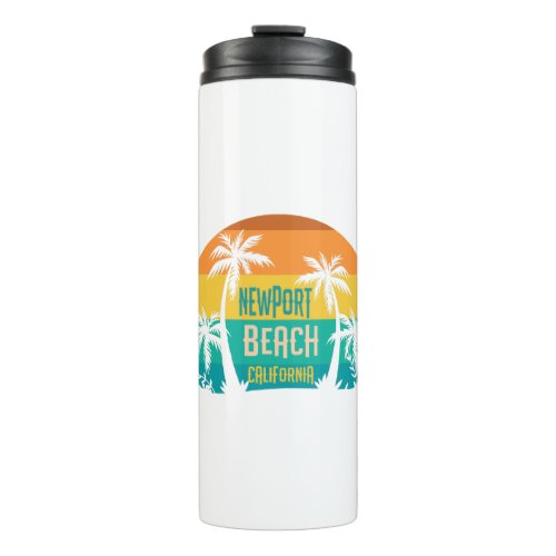 Newport Beach Retro Thermal Tumbler