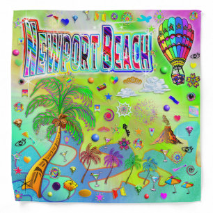 Newport Beach Timeless Melody Bandana