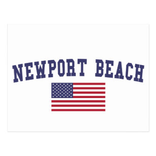 Newport Beach Flag Gifts On Zazzle Newport Beach Us Flag Postcard