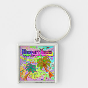 Newport Beach Vacation Target Keychain