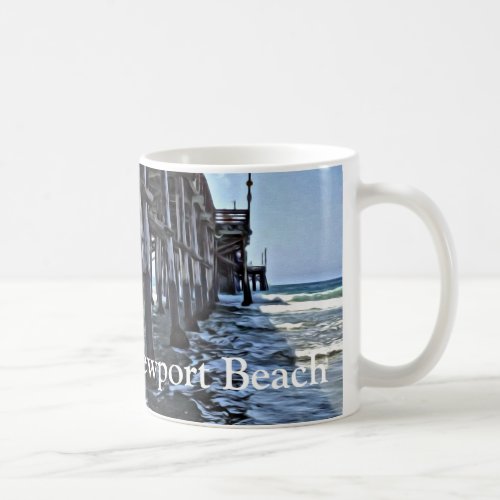 Newport Beach _ White 11 oz Classic White Mug