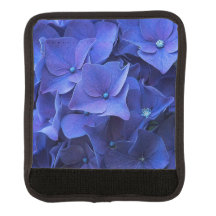 Newport Blue luggage handle