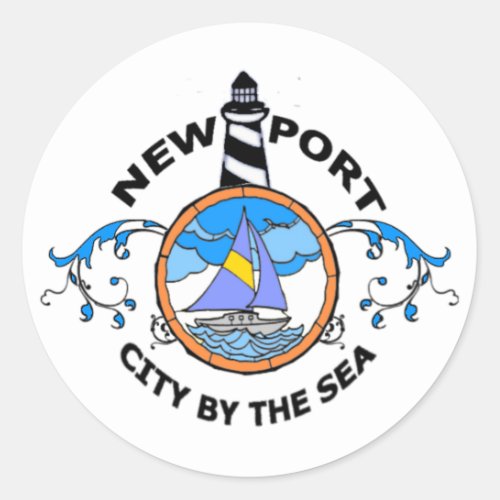 Newport Classic Round Sticker