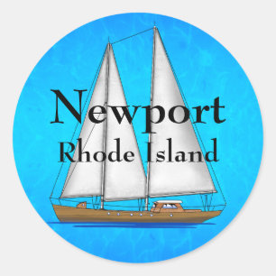 Newport Classic Round Sticker