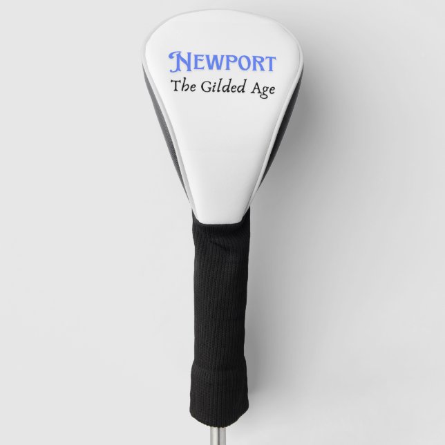 Newport Gilded Age Golf Driver Cover🏌️‍♂️ Head Cover (Front)