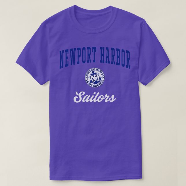 Newport Harbor High School Sailors   C3  T-Shirt (Design Front)