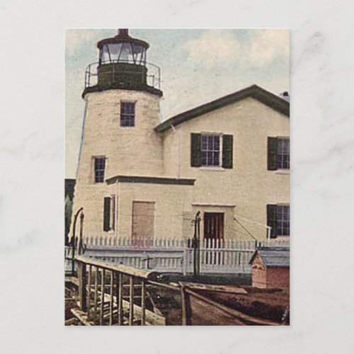 Newport Harbor Lighthouse Postcard