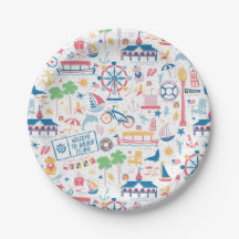 Newport Harbor Paper Plates