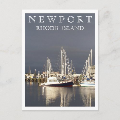 Newport Harbor Postcard
