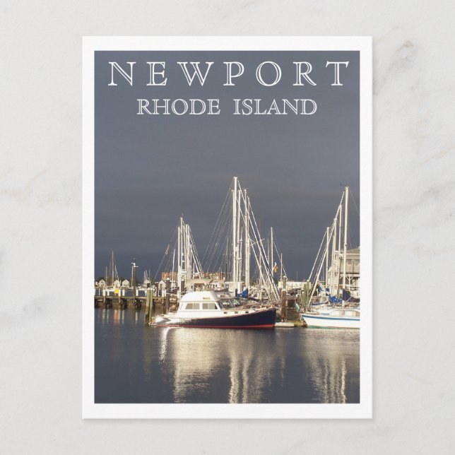 Newport Harbor Postcard (Front)