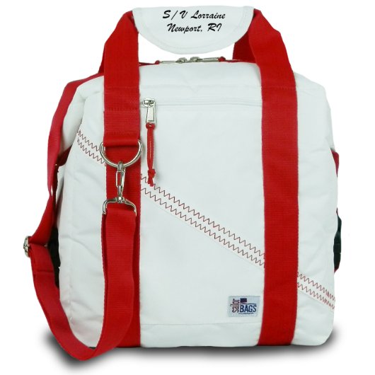 Newport Insulated Cooler Bag with Red Straps (12 Pack )