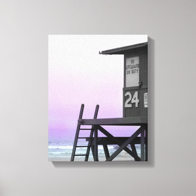 Newport Lifeguard Tinted Photo Canvas (Front)