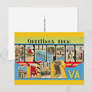 Newport News VA Postcard