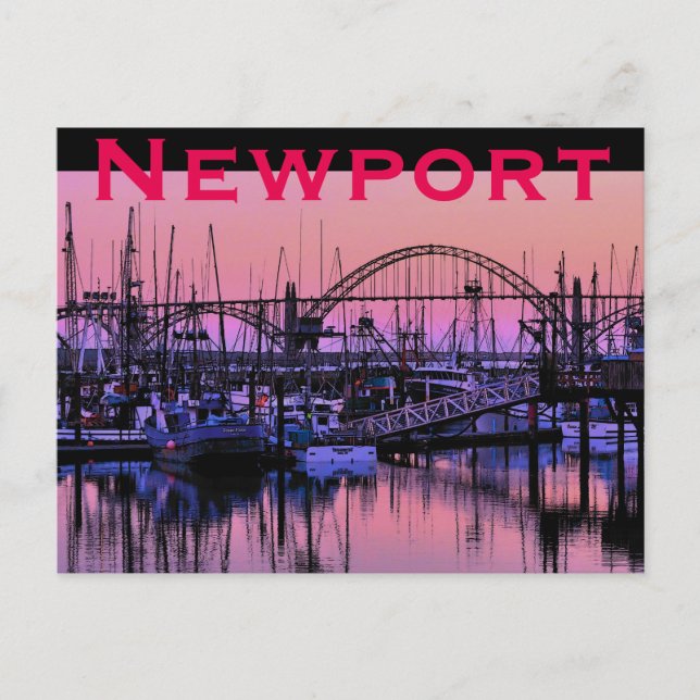 Newport (OR) Postcard (Front)