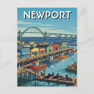 Newport Oregon Coast Postcard