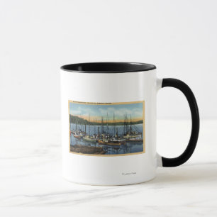Newport, Oregon - Salmon Fishing Fleet in Yaquin Mug