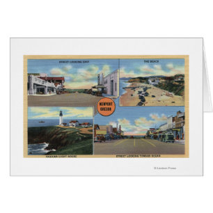 Newport, Oregon - Yaquina Lighthouse, Main Cards