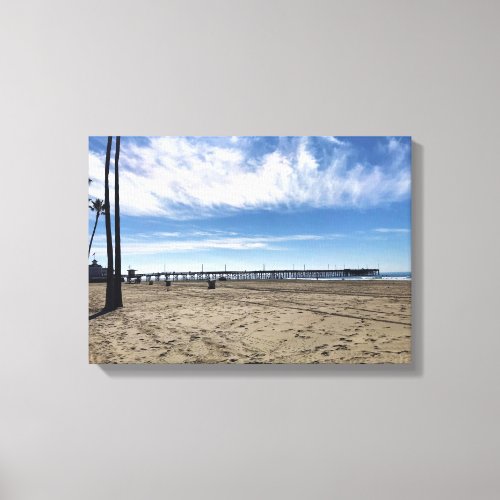 Newport Pier Newport Beach California Canvas Print