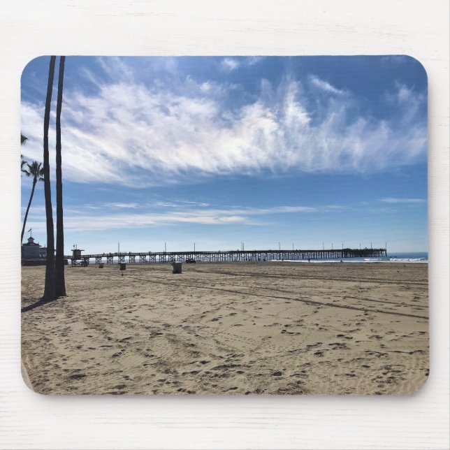 Newport Pier, Newport Beach, California Mouse Pad (Front)