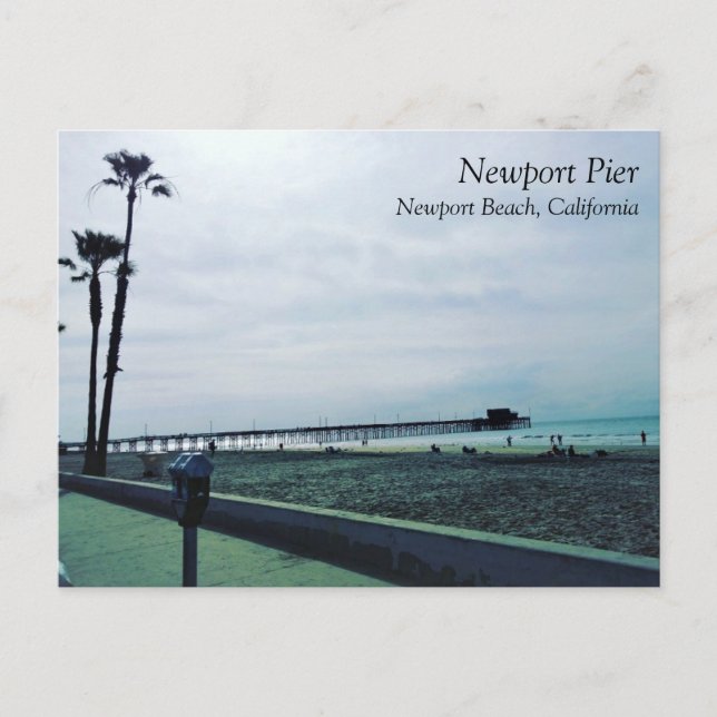 Newport Pier, Newport Beach, California Postcard (Front)