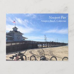 Newport Pier, Newport Beach, California Postcard