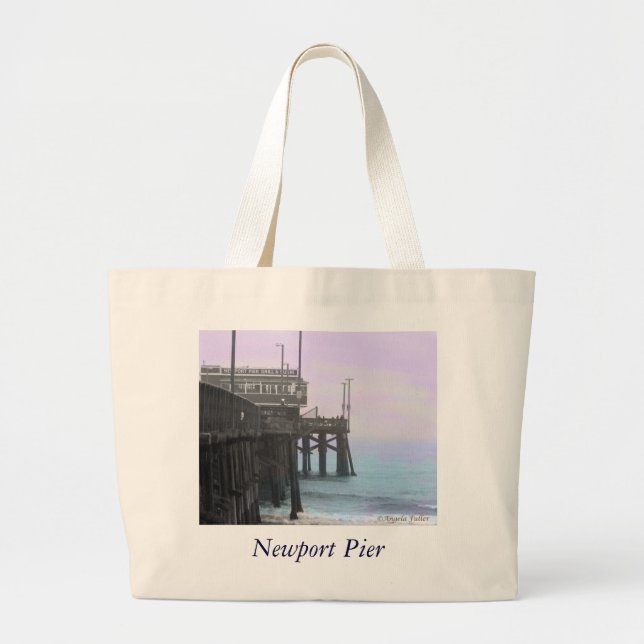 Newport Pier - Tinted Photo Bag (Front)