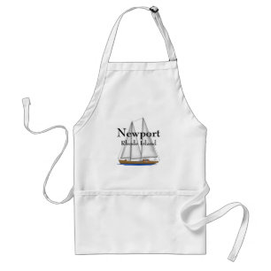 Newport Rhode Island Adult Apron