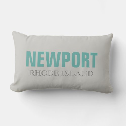 Newport Rhode Island Beach Throw Pillow