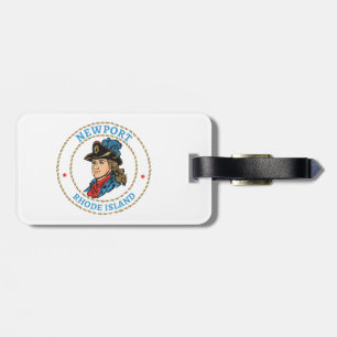 Newport Rhode Island Colonial Luggage Tag