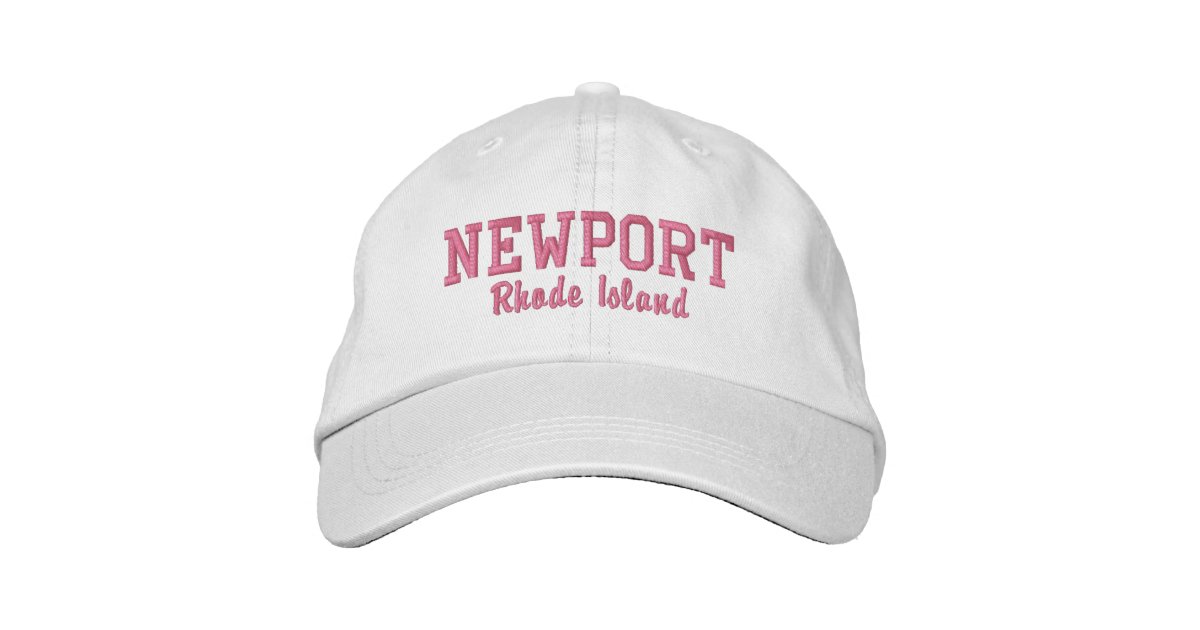 Newport, Rhode Island Embroidered Baseball Hat | wcy.wat.edu.pl